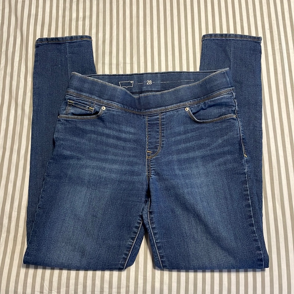 Levi’s skinny denim jeans leggings stretch size 28 women’s 6